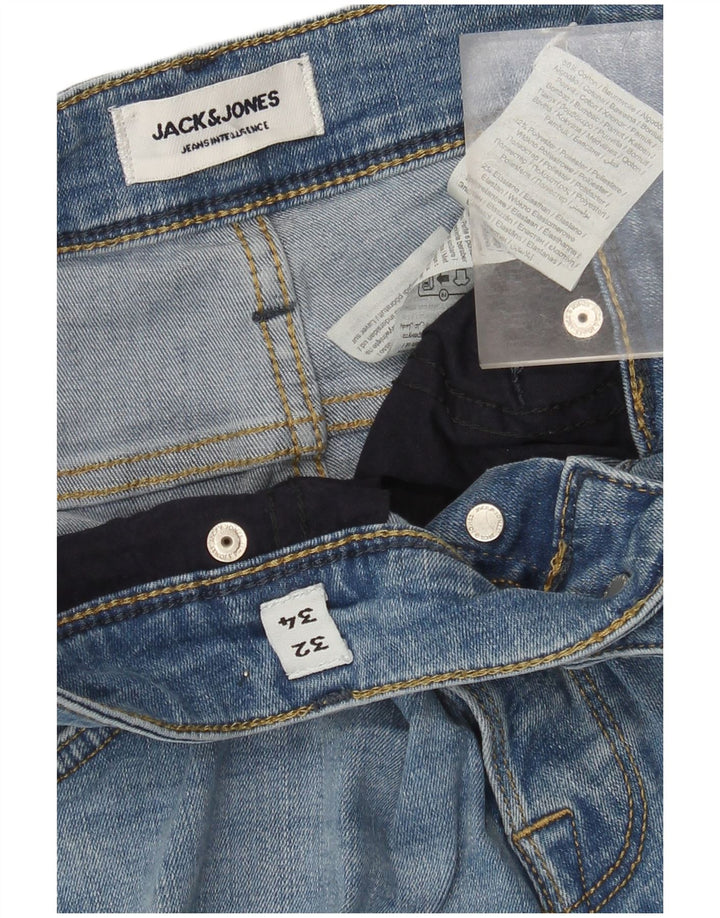 Jack & Jones Herre Slim Jeans W32 L29 Blå Bomuld