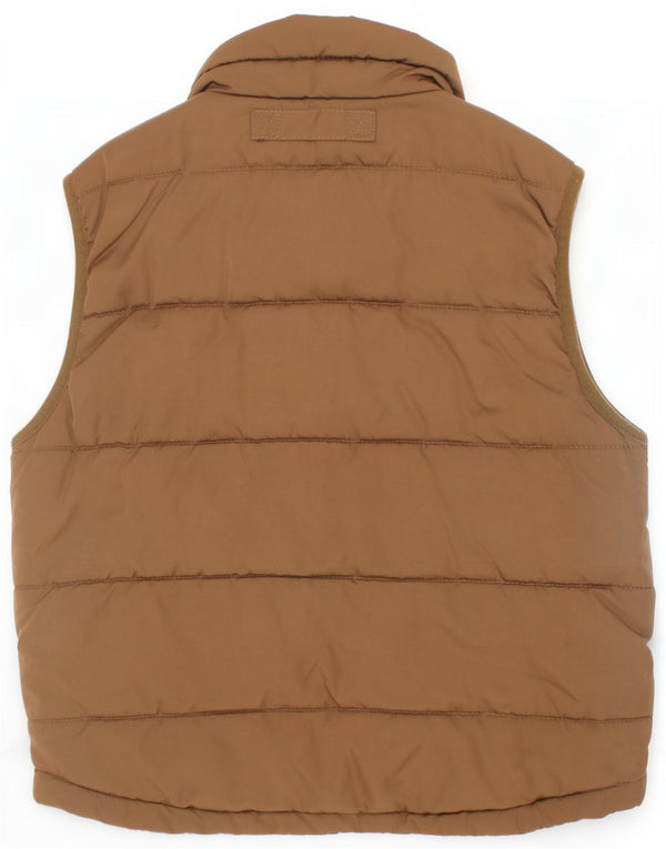 Gant Boys padded Gilet 7-8 Years Medium Brown Polyester