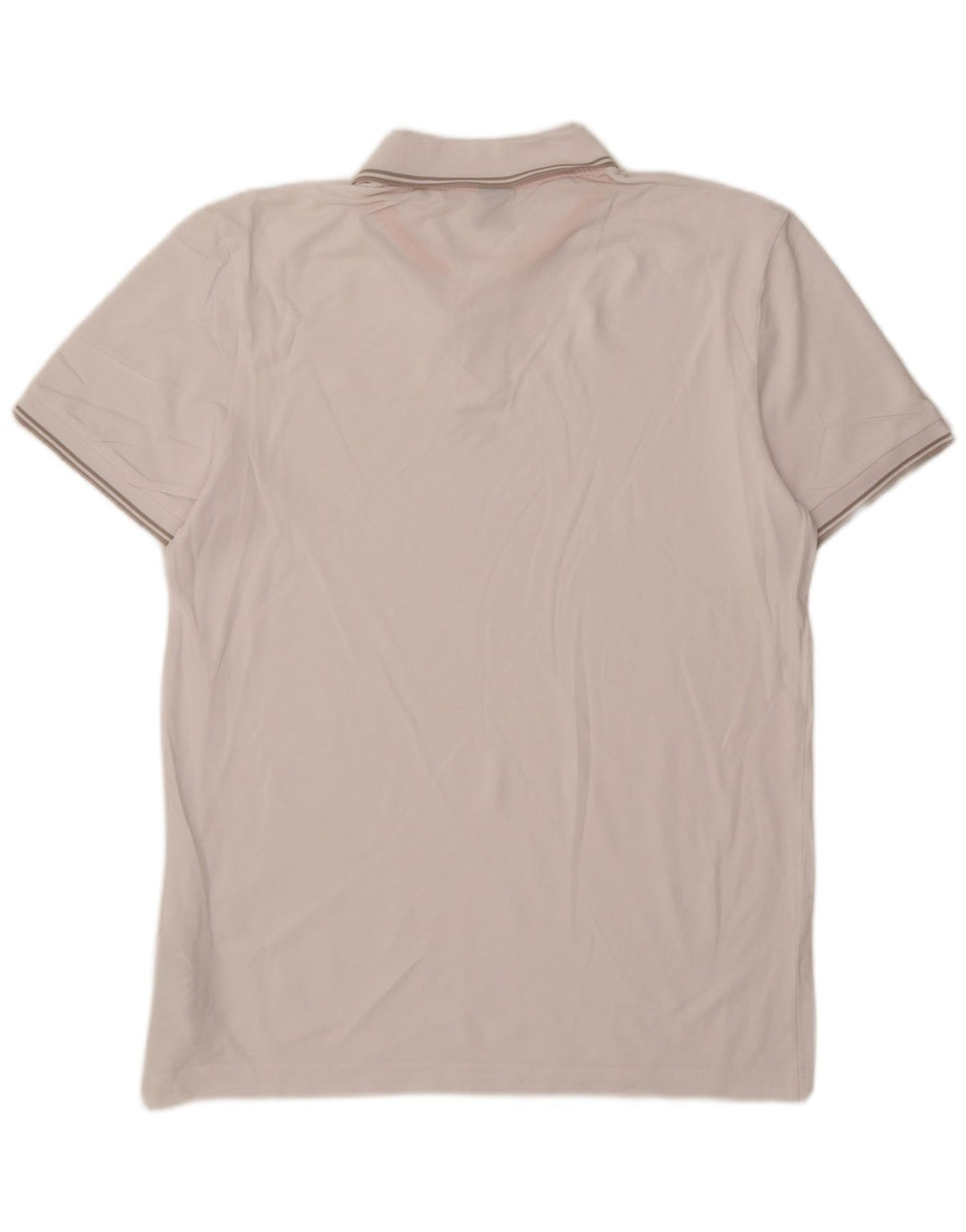 Polo da uomo Hugo Boss grande in cotone bianco