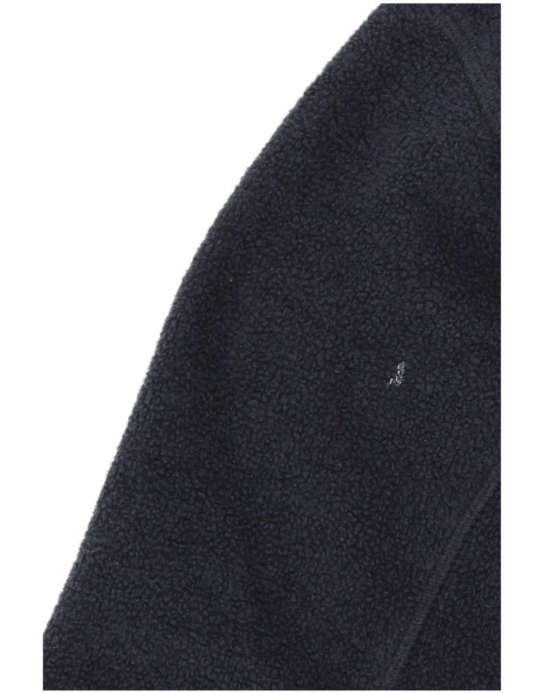 Fat Face Boys Zip Neck Fleece Jumper 10-11 Years Navy Blue Polyester