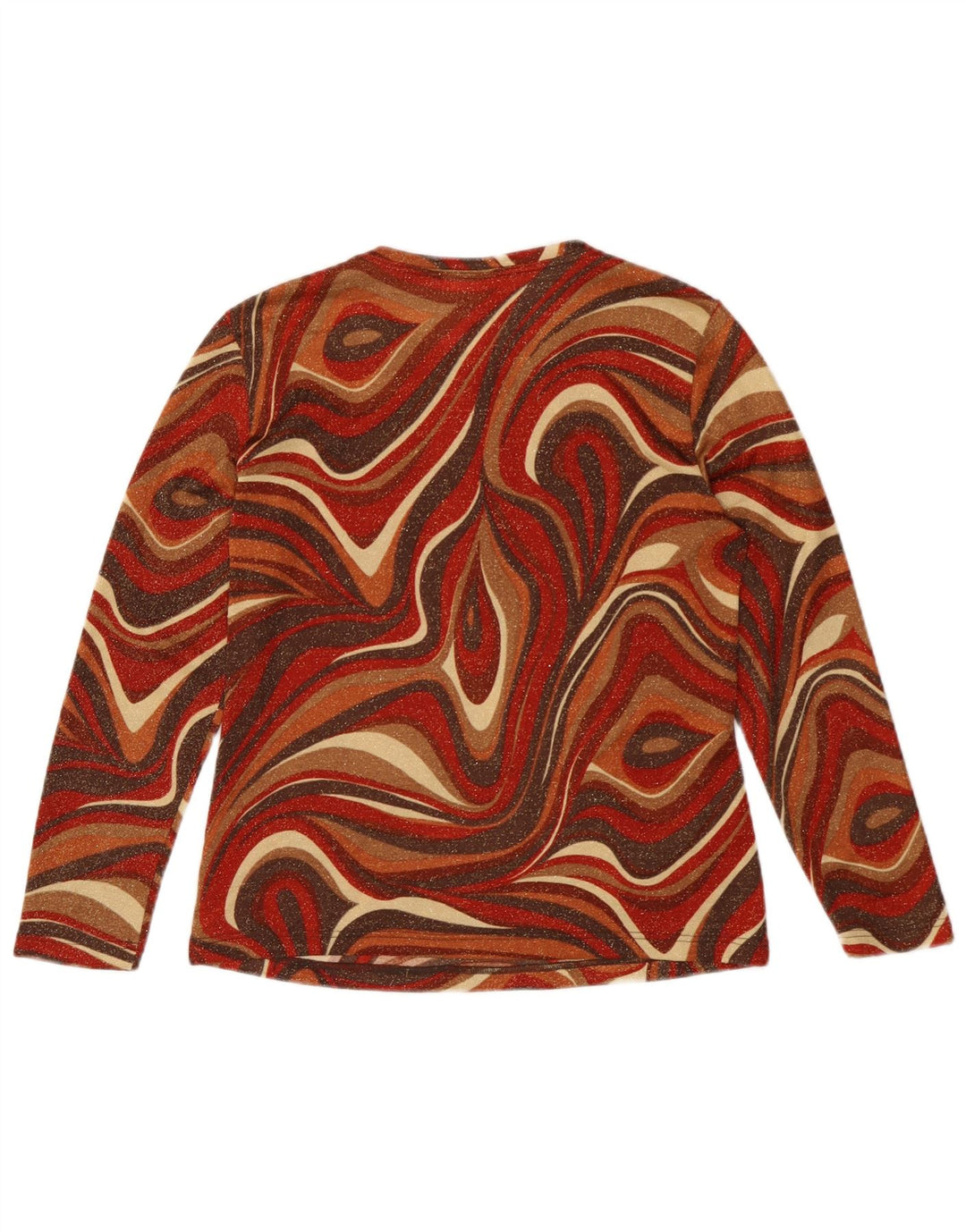 Nienhaus Womens Top Long Sleeve UK 14 Medium Multicoloured Geometric