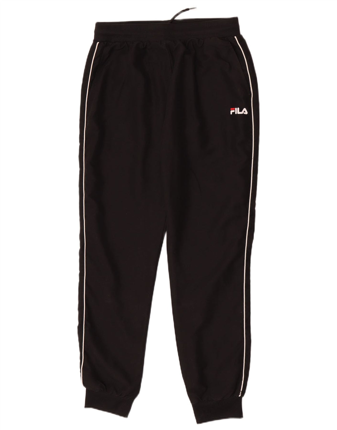 Fila Mens Tracksuit Trousers Joggers Medium Black Polyester