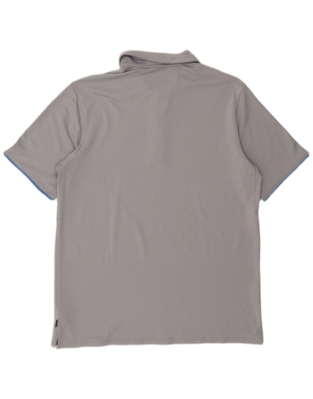 NIKE Mens Polo Shirt XL Grey Polyester