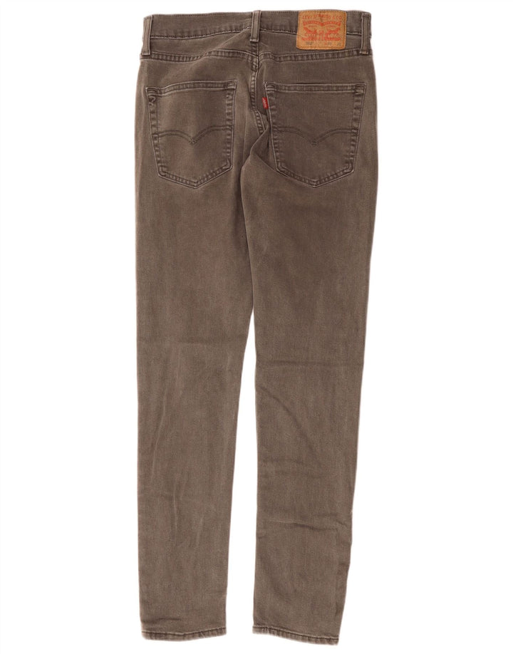 Levi's Mens 512 Slim Tapered Jeans W30 L32 Grey Cotton