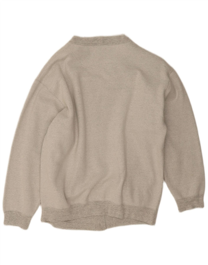 North Western Mens Cardigan Sweater XL Grey