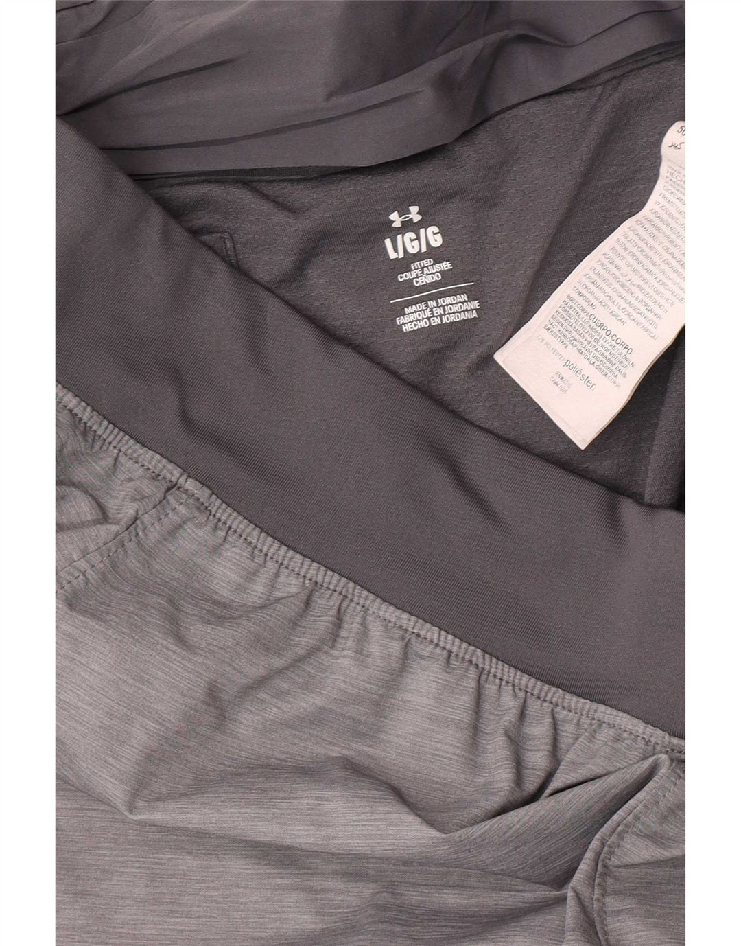 Under Armour Mens Sport Shorts Large Grey Colourblock Polyester