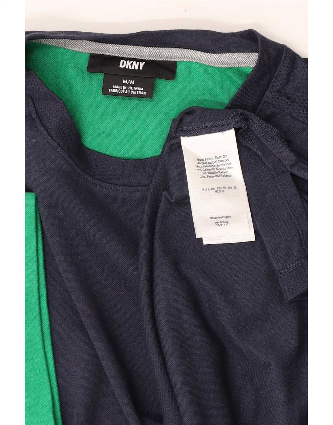 T-shirt da uomo Dkny Top in cotone blu navy medio