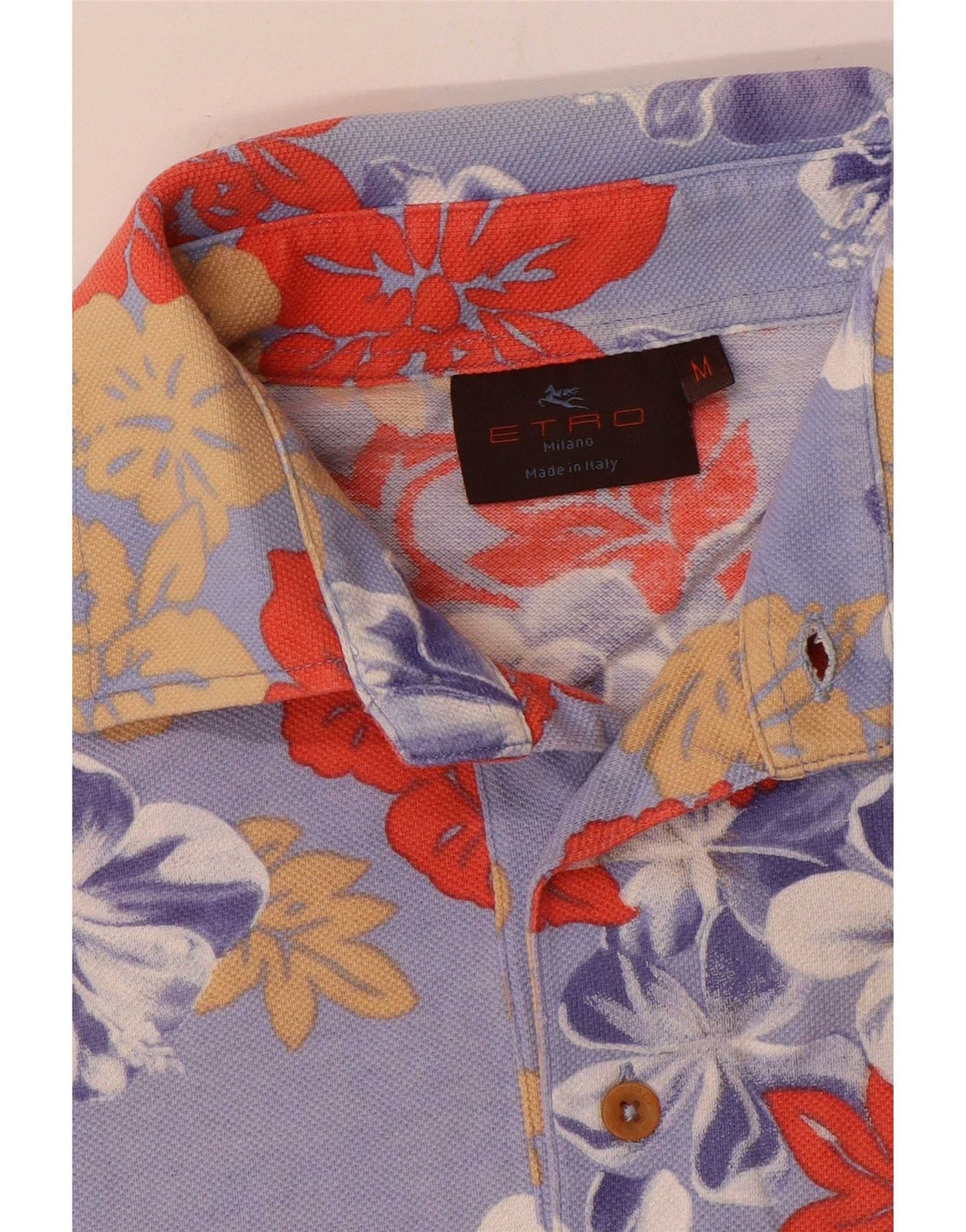 Etro herre poloshirt Medium lilla blomster