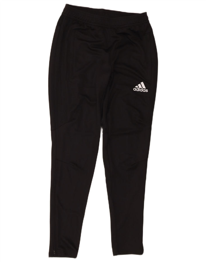 Męskie spodnie dresowe Adidas Climacool, małe, czarne, poliestrowe