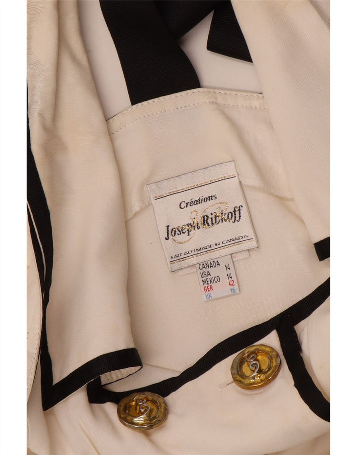 Joseph Ribkoff Womens Gilet UK 16 Large White Viscose