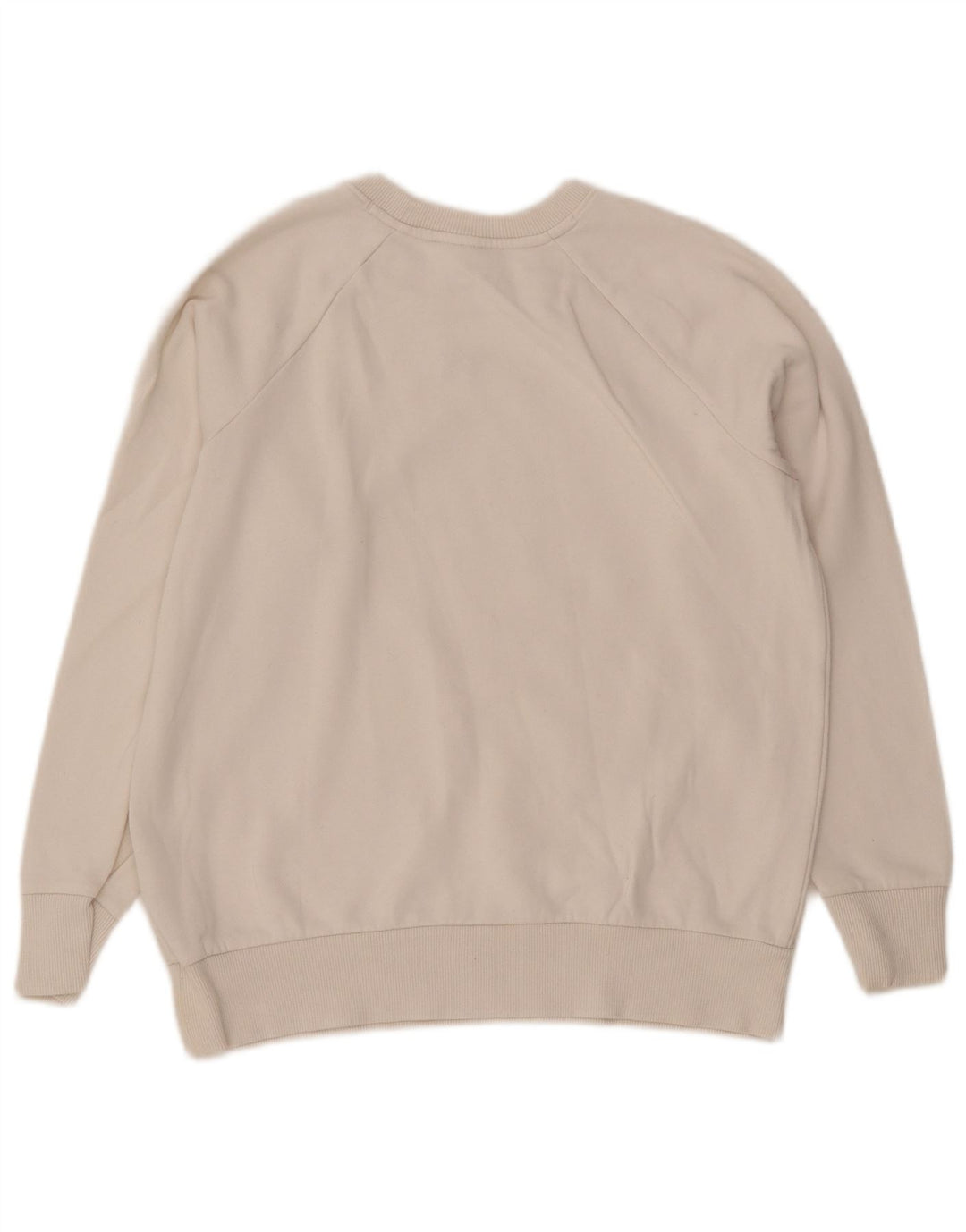 UNDER ARMOUR Suéter feminino oversized UK 6 XS algodão branco