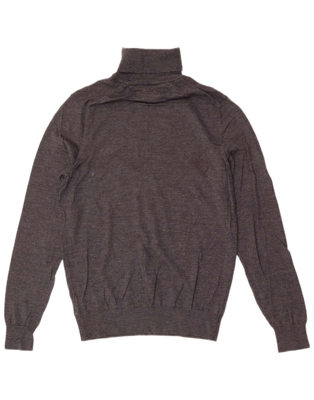Maglione maglione a collo alto da uomo Tommy Hilfiger grande lana grigia
