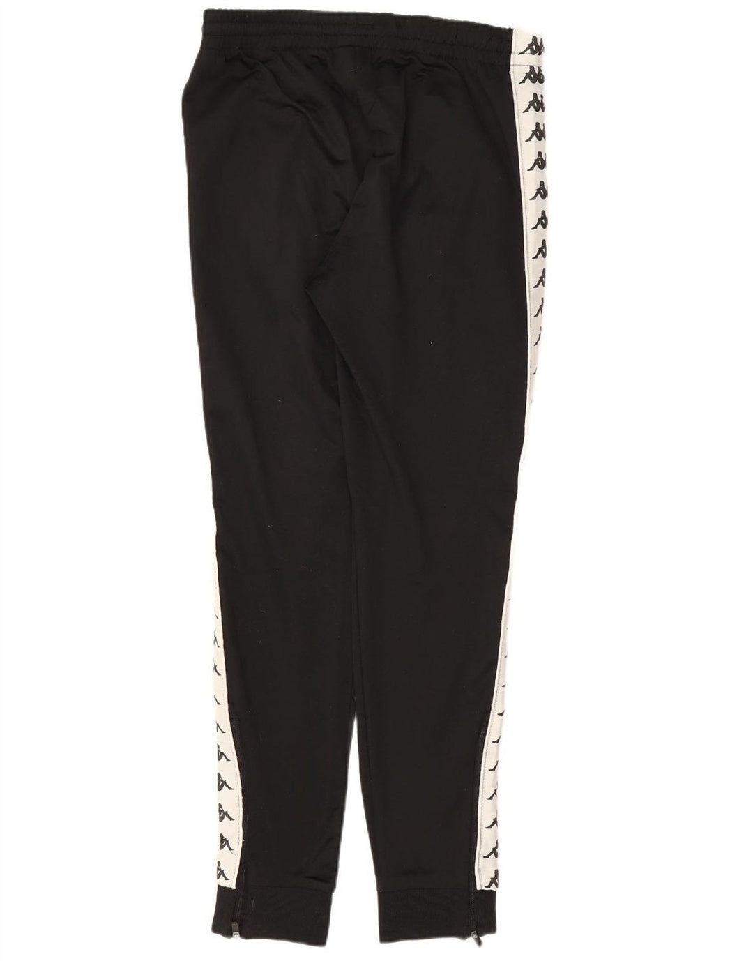 KAPPA Mens Graphic Tracksuit Trousers Joggers Medium  Black Colourblock