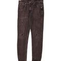 ZARA Mens Distressed Slim Jeans W40 L27 Black Vintage Zara and Second-Hand Zara from Messina Hembry 