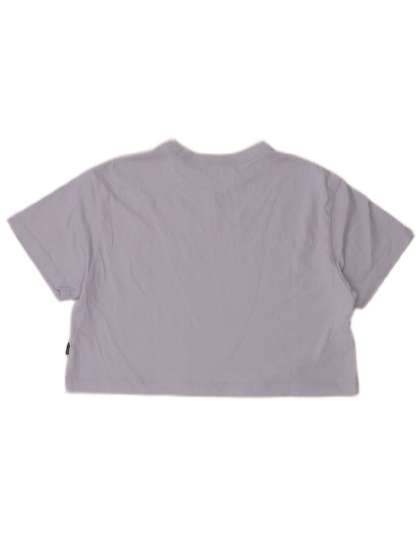 T-shirt grafica oversize corta da donna Converse Top UK 6 XS Viola