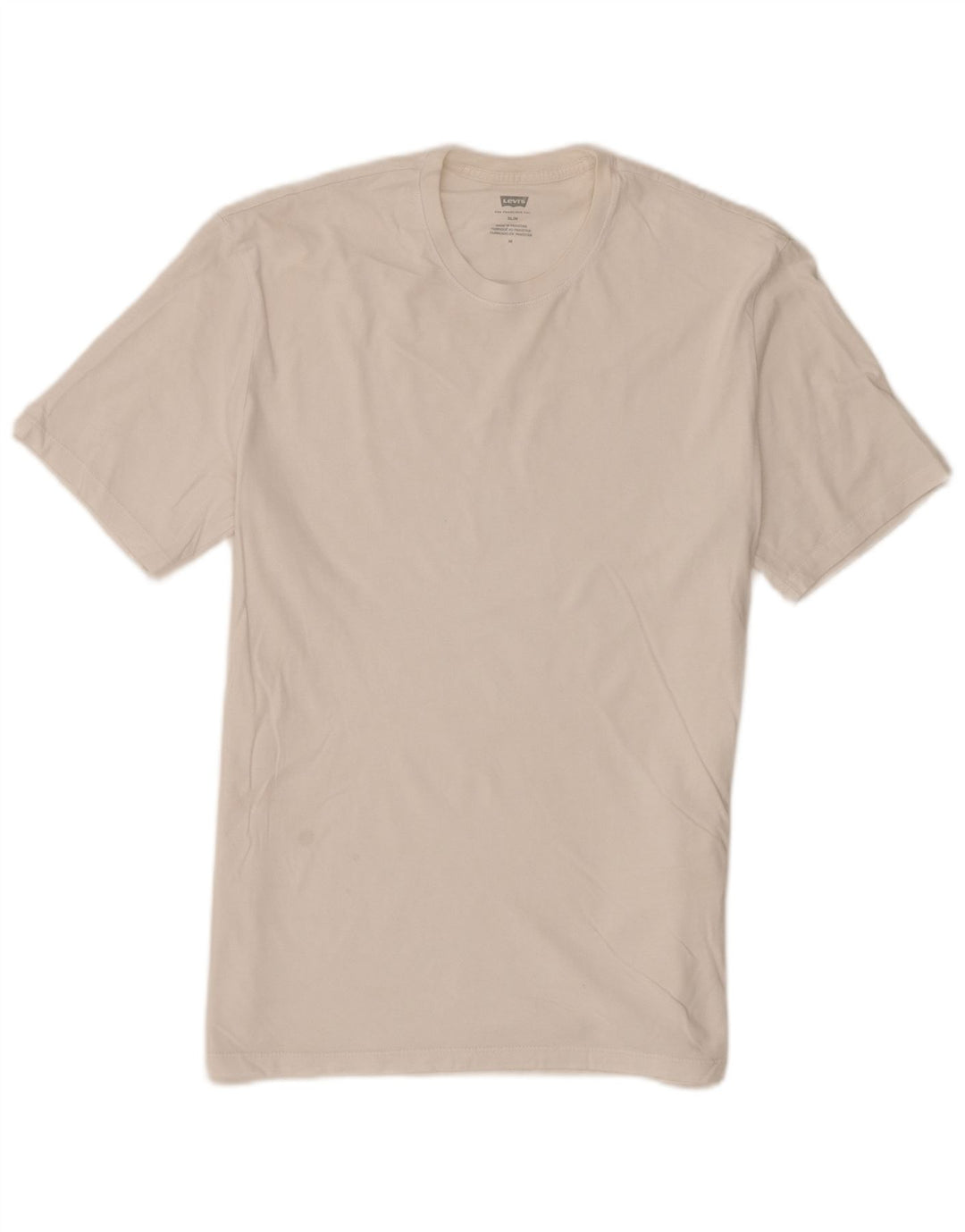 T-shirt slim da uomo Levi's Top in cotone bianco medio