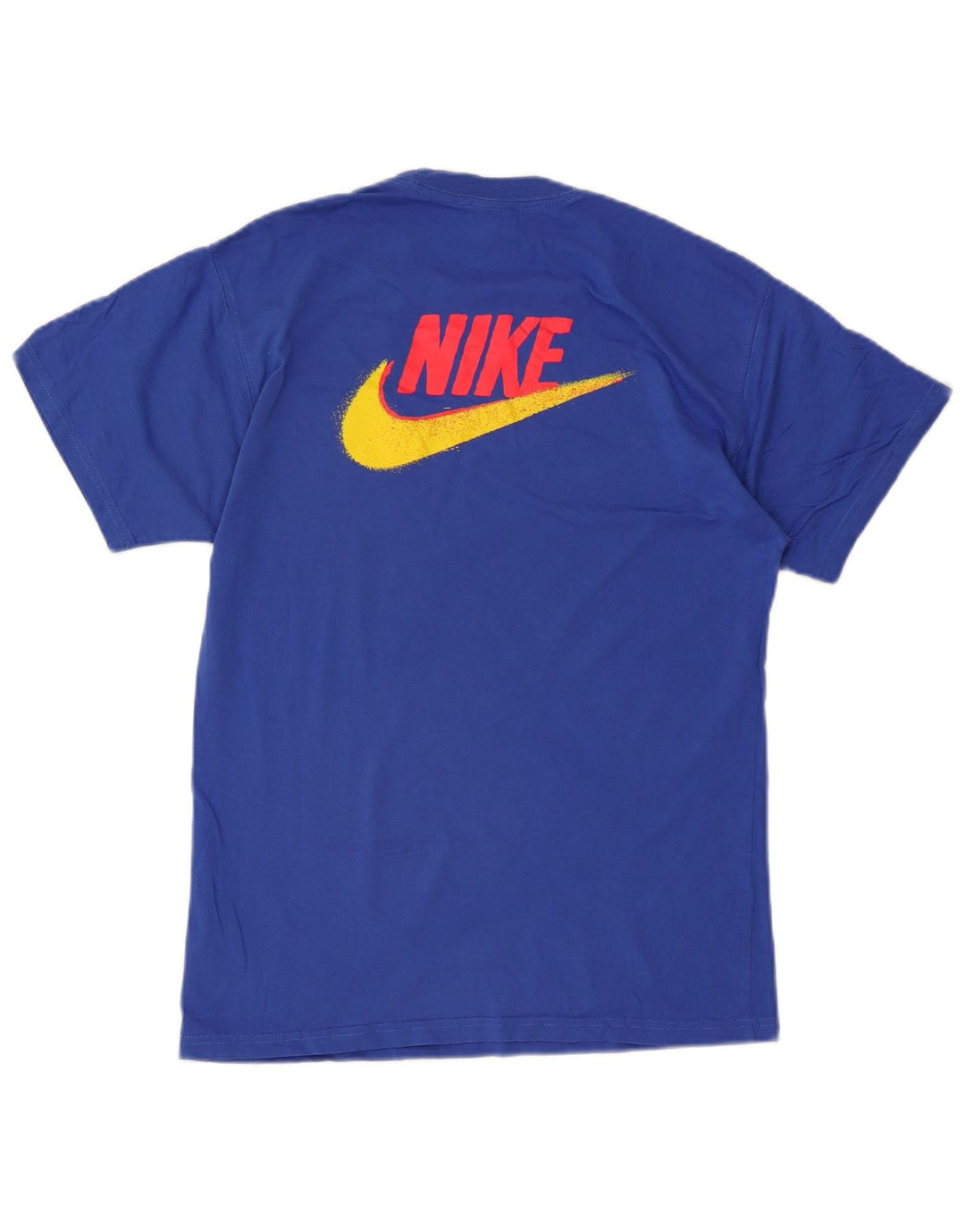 Ανδρικό γραφικό μπλουζάκι Nike, μικρό μπλε βαμβακερό