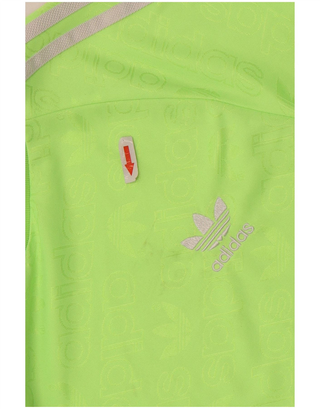 Adidas Mens Graphic T-Shirt Top Medium Green Polyester