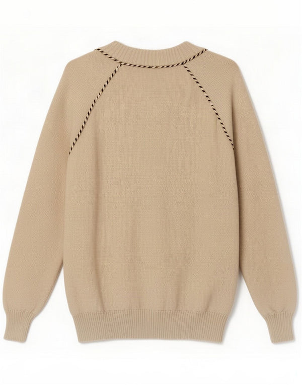 Laura Biagiotti Ženski kardigan džemper UK 38 Medium Off White Cotton