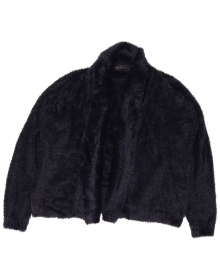 Marks & Spencer Womens Cardigan Sweater UK 18 XL Navy Blue Polyamide