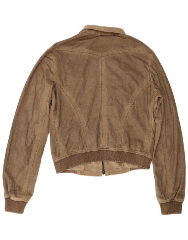 Benetton ženska bomber jakna IT 44 Srednje bež poliester