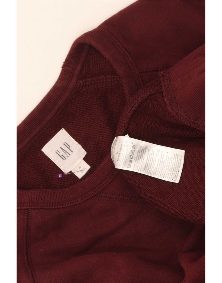 Hanorac pentru bărbați Gap Pulover Medium Burgundy Bumbac