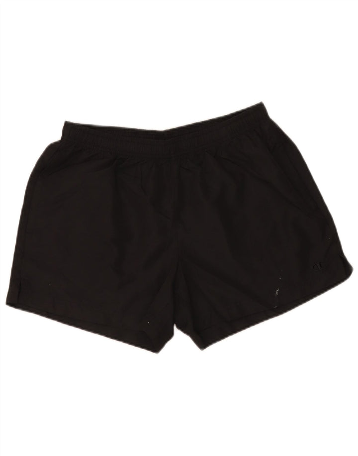 Pantaloncini sportivi Champion da donna UK 14 Large Nero Poliestere