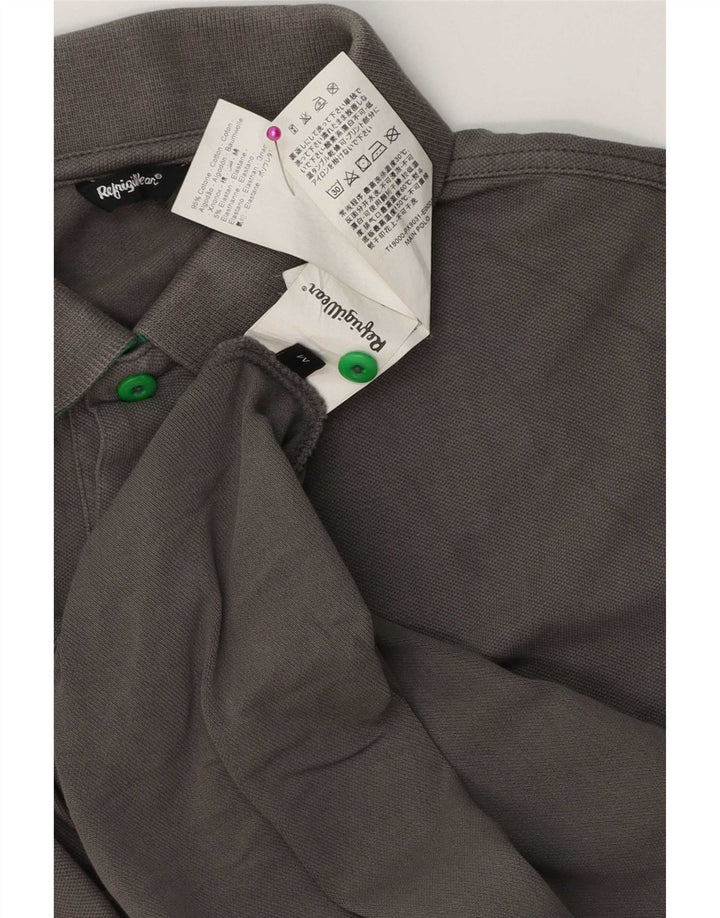 Refrigue herre poloshirt mellemgrå bomuld