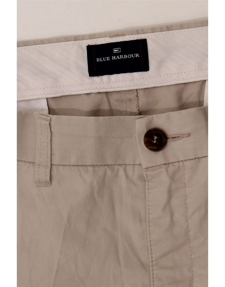 BLUE HARBOUR Mens Chino Shorts W42 2XL  Grey Vintage Blue Harbour and Second-Hand Blue Harbour from Messina Hembry 