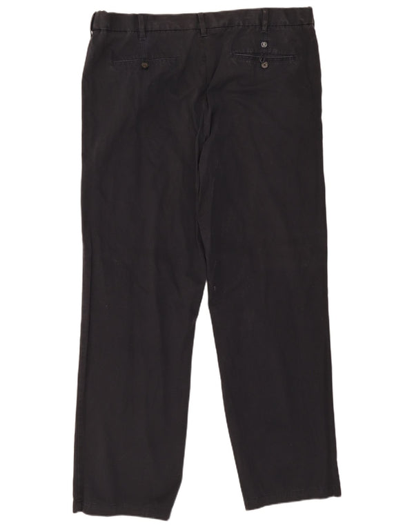 Мужские прямые брюки чинос Marks & Spencer Blue Harbour W42 L33 Темно-синие