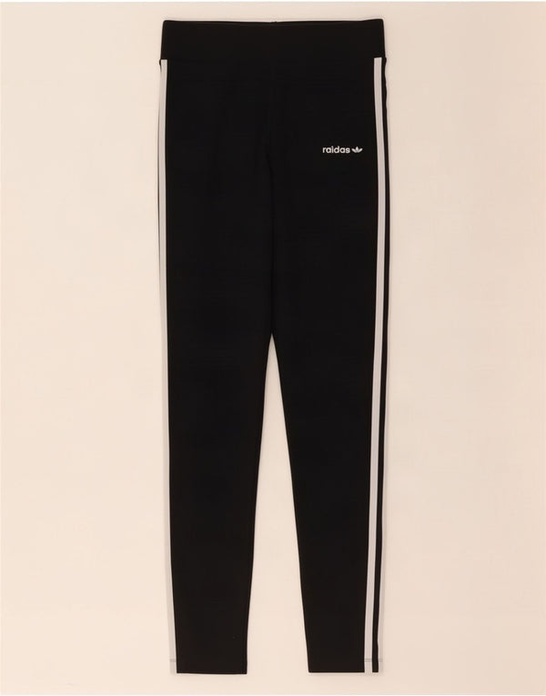 Leggings Adidas da donna UK 12 medio nero cotone