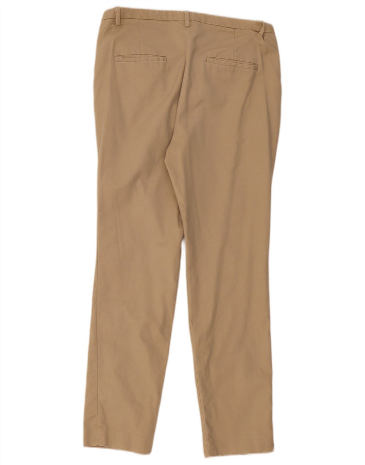 Zara Womens Slim Chino Trousers EU 40 Medium W30 L28 Beige
