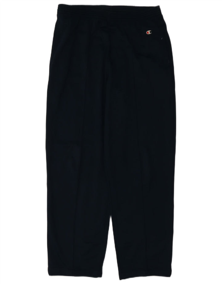 CHAMPION Mens Tracksuit Trousers Large  Navy Blue Polyester