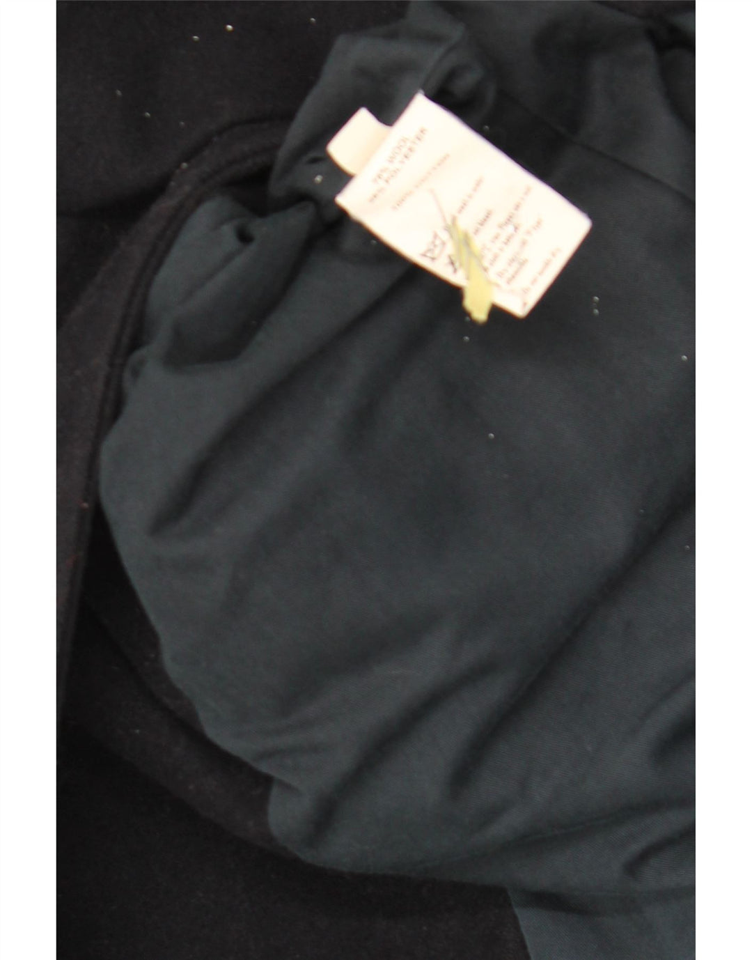 Massimo Rebecchi Womens Pea Coat IT 44 Medium Navy Blue Wool