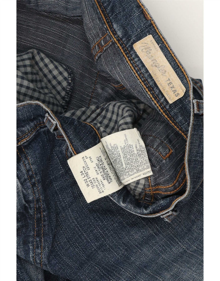 Wrangler Mens Texas Straight Jeans W32 L34 Blue Cotton