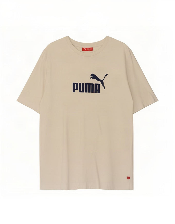 Puma Hombre Camiseta Gráfica Top Medium Blanco