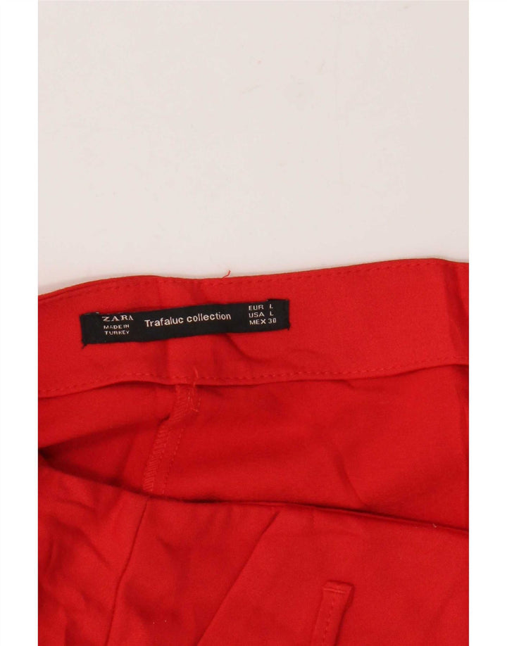Gonna corta da donna Zara UK 14 grande rossa