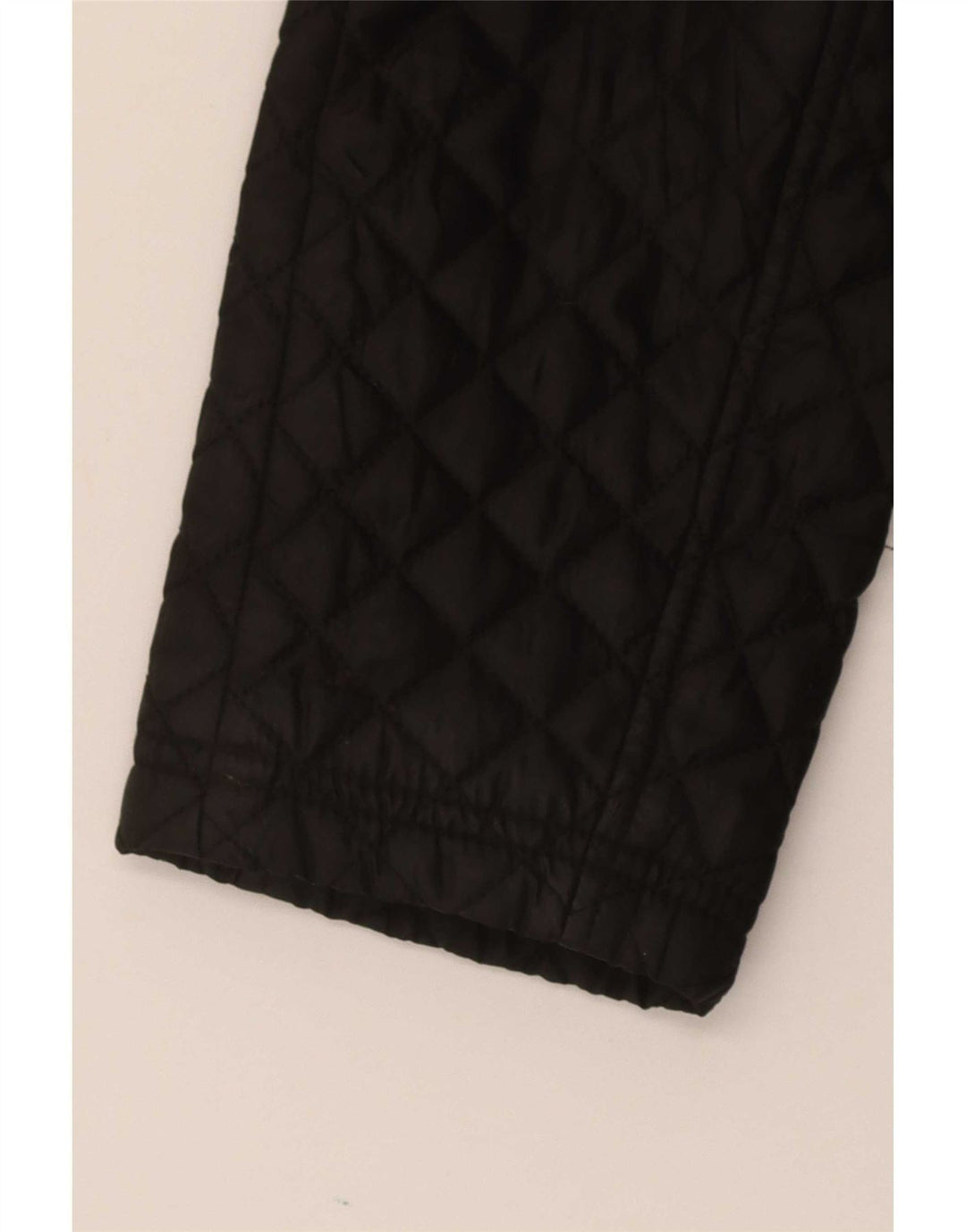 Michael Kors Womens Hooded Quilted Jacket UK 16 Large Black Polyester
