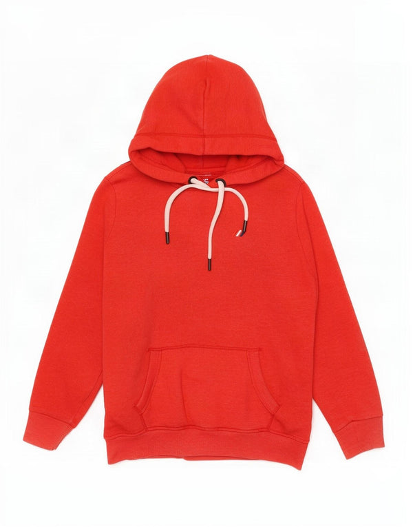 Superdry γυναικείο γραφικό μπλουζάκι με κουκούλα UK 10 Small Red Colourblock Βαμβακερό