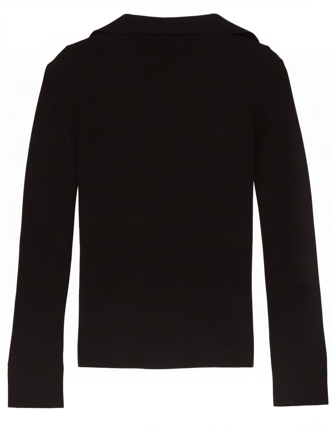 Женский кардиган Massimo Dutti UK 10, маленький черный шерстяной свитер