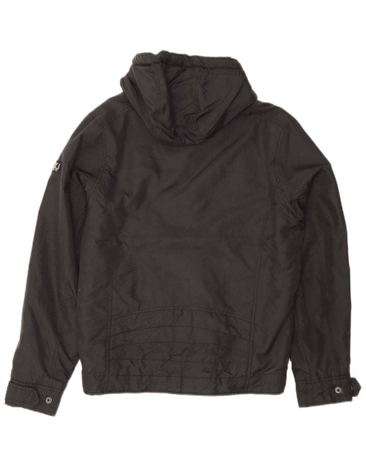Giacca imbottita con cappuccio da uomo Calvin Klein UK 38 media nera