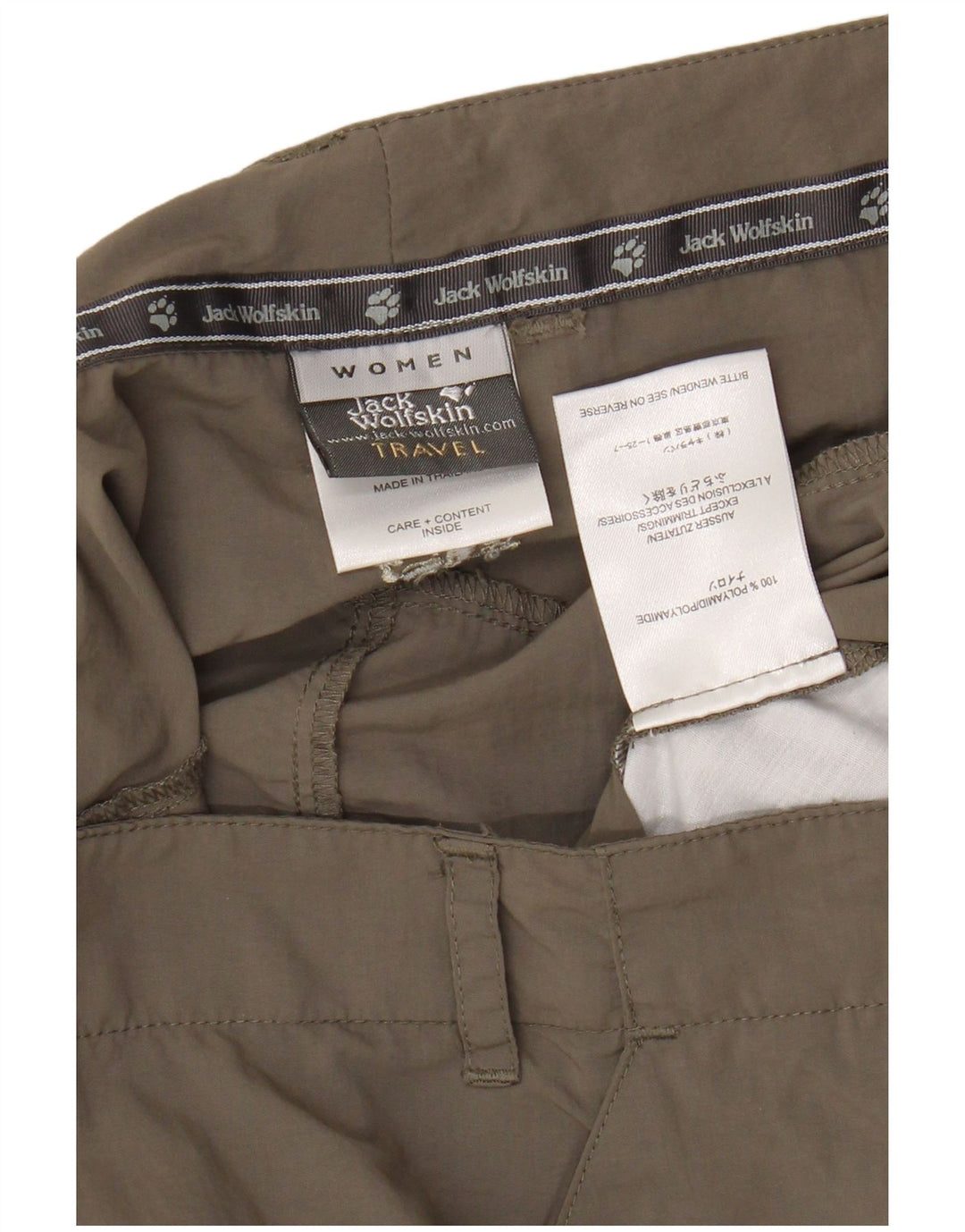JACK WOLFSKIN Womens Mini Cargo Skirt UK 14/16 Large W34 Grey Polyamide