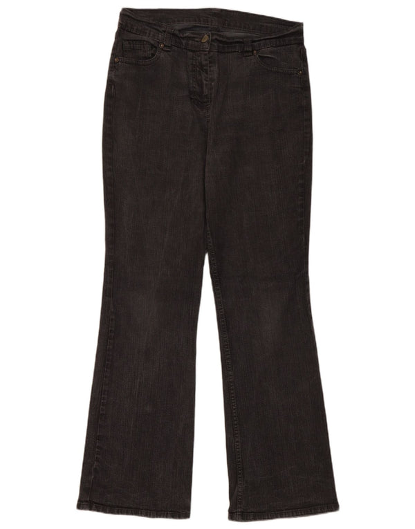 Marks & Spencer Jean bootcut pour femme UK 12 Medium W30 L29 Coton noir