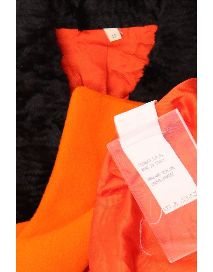 Vintage γυναικείο σακάκι με διπλό στήθος UK 14 Medium Orange