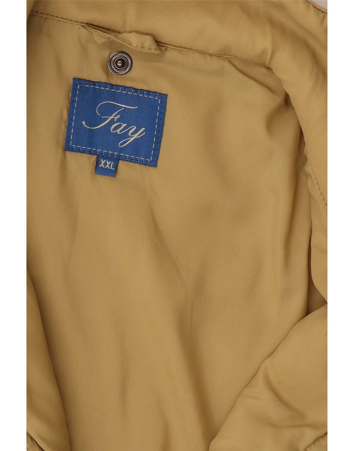Giacca imbottita da donna Fay UK 20 2XL Beige Colourblock