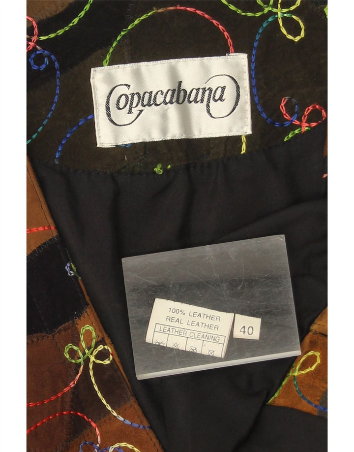 Copacabana Damen Longline Graphic Gilet EU 40 Medium Mehrfarbig
