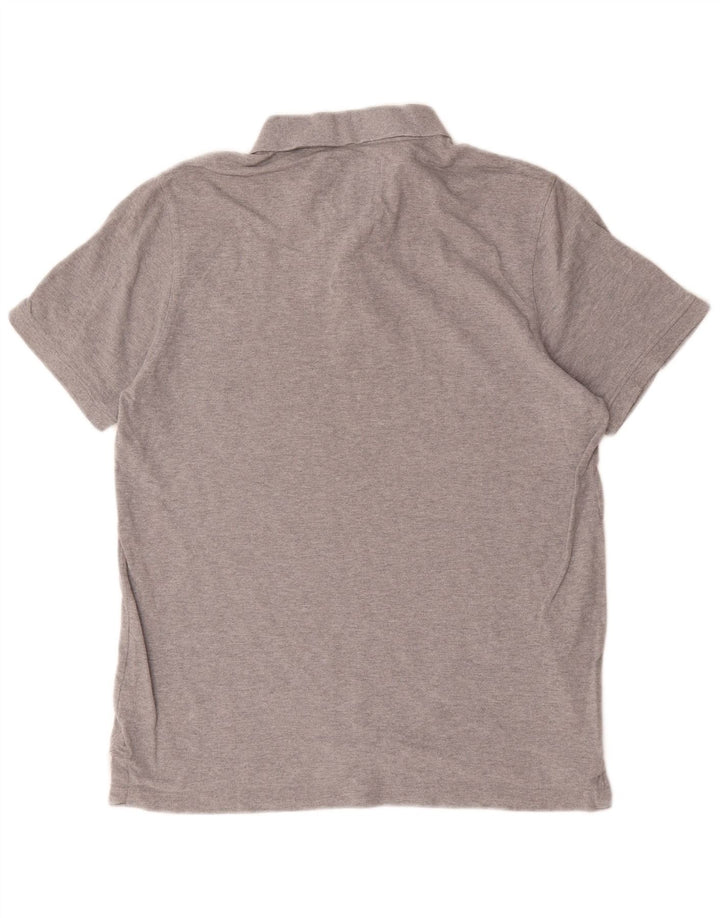 Crew Clothing Mens Polo Shirt Large Grey Cotton