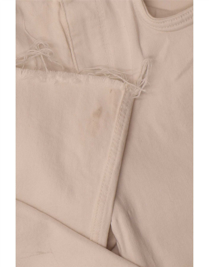 Zara Womens Bootcut Jeans EU 40 Medium W30 L25 White Cotton