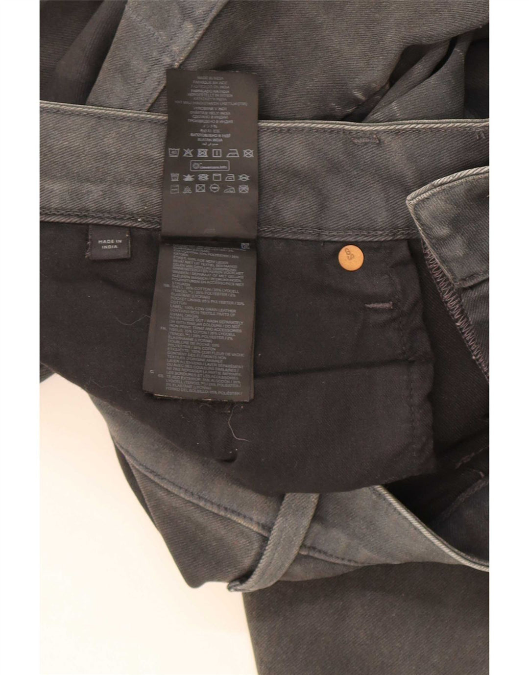 G-Star Mens Slim Jeans W32 L25 Grey Cotton