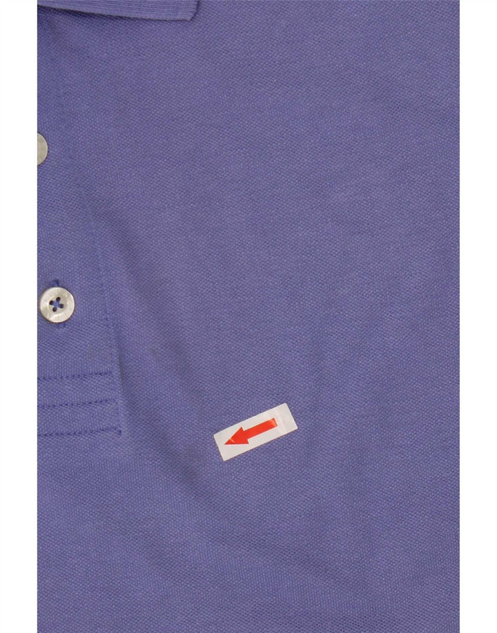 Kappa Mens Polo Shirt Large Blue Cotton
